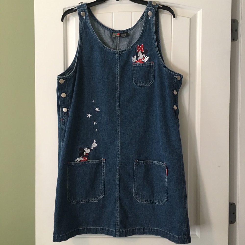 Mickey Unlimited jean denim dress with pockets